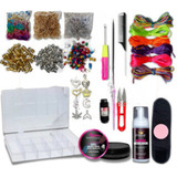 Kit Trancista Completo C/ 350 Itens Acessórios Tranças Nago