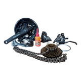 Kit Transmissão Relação Bicicleta 27v Tipo Shimano Alivio