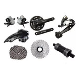 Kit Transmissão Relação Bike 27v Tipo Shimano Alivio Sunrun