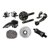 Kit Transmissão Relação Bike 27v Tipo Shimano Alivio Sunrun