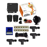 Kit Trava Eletrica + Alarme Universal Facil Instalaç 4 Porta