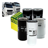 Kit Troca Completo 5 Filtro Vv Fh D13 2006 A 2014 Mann Origi