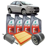 Kit Troca De Óleo 15w40 E Filtros - Fiat Linea 1.9 Após 2008