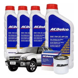 Kit Troca De Óleo 5w30 E Filtro Acdelco Blazer 95/11 Gm