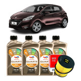 Kit Troca De Óleo 5w30 Quartz Peugeot 208 1.5 1.6 2012-2021