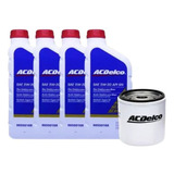 Kit Troca De Óleo 5w30+filtro Acdelco Spin 13/23 Gm