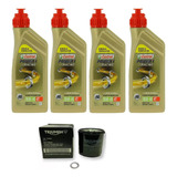 Kit Troca De Óleo Castrol 10w40 Triumph Tiger 1200