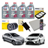 Kit Troca Óleo 0w20 Honda Fit City 1.5 16v 2015 2016 2017 18