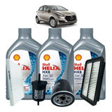Kit Troca Óleo 5w30 Original Shell Hb20 1.0 2012 2013 2014