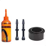 Kit Tubeless Selante Tsw 240ml + Fita E 2 Bicos/ Aro Até 29