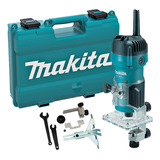 Kit Tupia Manual 6mm 530 Watts M3700b Makita + Maleta