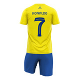 Kit Uniforme Cristiano Ronaldo Cr7 Al Nassr 