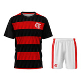 Kit Uniforme Flamengo Infantil Minicraque Licenciado Futebol