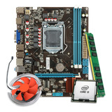 Kit Upgrade Intel I5 + Placa Mãe H61 C/ Memoria Ram 8gb