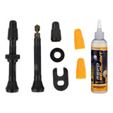 Kit Válvula Tubeless Continental S40 + Selante 240ml