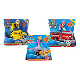 Kit Veicluo Patrulha Canina Marshal Rubble Skye Sunny