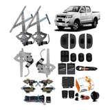 Kit Vidro Eletrico Hilux 2005 A 2016 4 Completo Trava Alarme