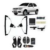 Kit Vidro Eletrico Palio Young 2 Portas 1997 A 2017 + Trava 