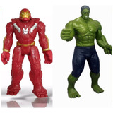 Kit Vingadores 2 Boneco Hulk Vs Hulkbaster 30cm Super Heróis