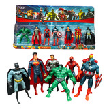 Kit Vingadores 7 Bonecos Articulados Super Heróis Avengers