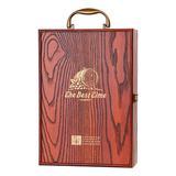 Kit Vinho Maleta Duas Garrafas E Acessórios Luxo