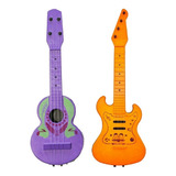 Kit Violinha Guitarra Infantil Viola Brinquedo Grande