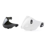 Kit Viseira Ebf Super Motard 1 Fume + 1cristal 1692f - 1692c