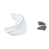 Kit Viseira + Reparo Capacete Vaz V10/v100 Antigo 2.2mm 
