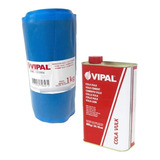 Kit Vulcanite Reparo Quente Borracha 1kg Cola 900 Ml Vipal