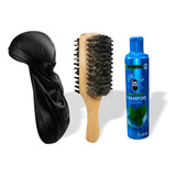 Kit Waves Durag Escova Javali E Shampoo, Bandanas Dureg 