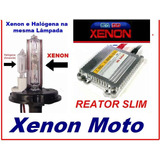 Kit Xenon Slim Para Moto H4-2 - Xenon E Halógena - Promoção!