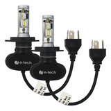 Kit Xenon Super Led H4 8000k 6000 Lms 40w 12v E-tech Reator