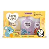 Kit Zero A Dois Bebê Shampoo Condicionador E Colônia