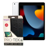 Kit iPad 9th 10.2 64gb Wi-fi Prata+capa Pro-tek Targus Preto
