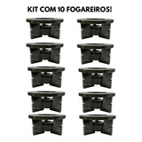 Kit10 Fogareiro/suporte P Panela/acendedor/chapa/pedrasabão