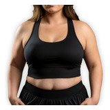 Kit3 Top Plus Size Academia Fitness Feminino Liso G1 G2 G3