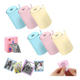 Kit6 Rolos Papel Térmico Refil Câmera Filmadora Impressão