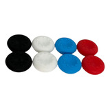 Kit8 Grip Colorido Silicone Analógico Controle Ps4 Ps3 Xbox 360 One X S Colorido Borracha Silicone Botão