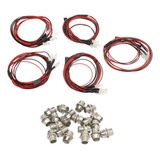 Kits De Luzes Led Rc, 5 Peças Para Carros Profissionais De A