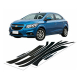 Kits Soleiras Gm Prisma 2012 A 2019 Porta E Porta Mala