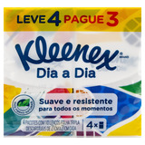 Kleenex Lenço De Papel Dia A Dia 4 Pacotes