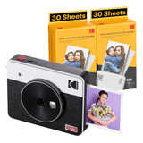  Kodak Mini Shot 3 Retrô Branca C300rw- Camera Instantânea 