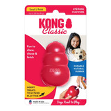 Kong Classic P Brinquedo Mordedor Recheável Vermelho