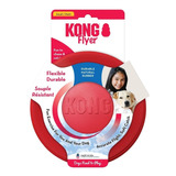 Kong Flyer Frisbee, Pequeno, Flexível E Durável, De Borracha Natural, Cor Vermelha