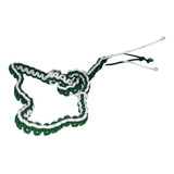 Kruang Prajied Verde Com Branco Muay Thai Graduação