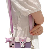 Kuromi Para iPhone Cases Cabos E Bonecas