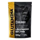 L-glutamina 500g - 100% Pura Importada - Soldiers Nutrition