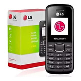 LG B220 Simples Dual Sim Celular 2 Chip Preto 3g C/ Rádio Fm