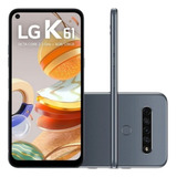 LG K61 Tela 6,53'' 128gb 4gb Ram Titânio 