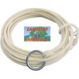 Laco Trançado Campeiro Resinado 10mm 12mts Arg Inox